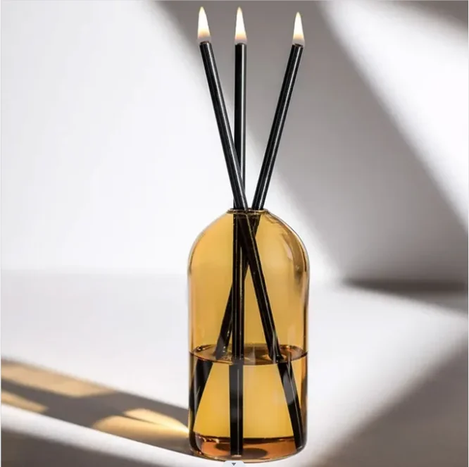 C&H Neverending Aromatherapy Metal Stick Smokeless Long Burning Refillable Liquid Paraffin Everlasting Candles