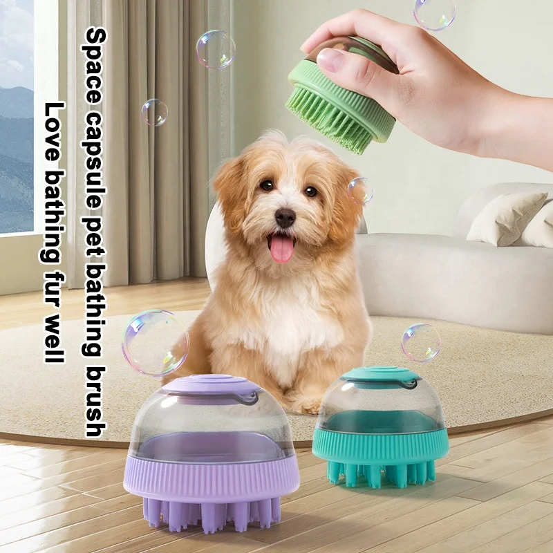 Hot Sale Portable Shower Massage Pet Brush Wash Shampoo Brush Hair Dog Bath Brushes