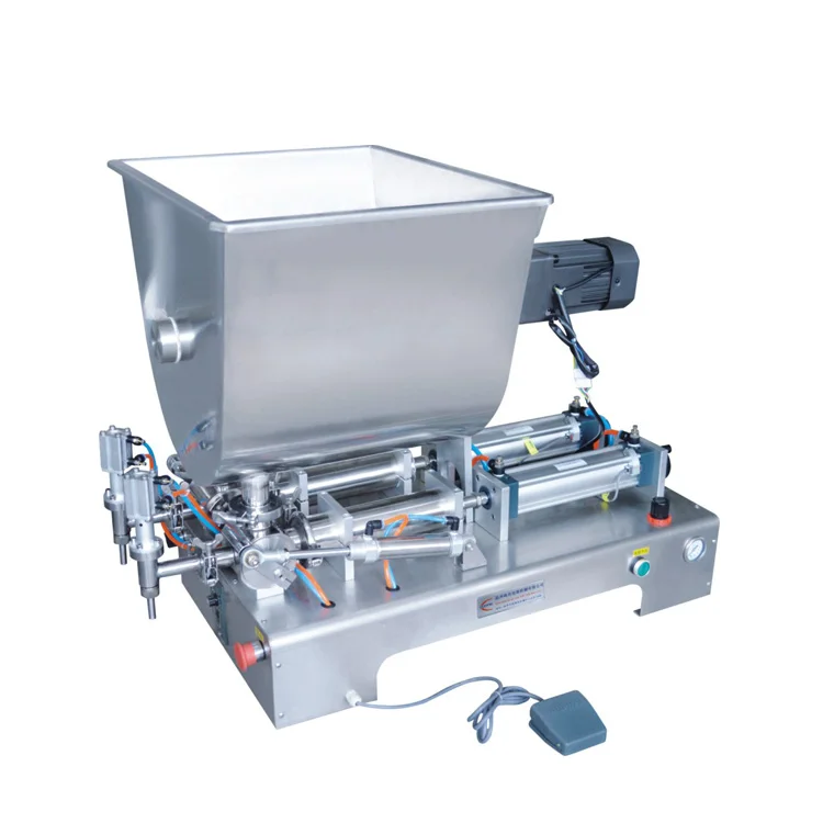 G2WGD10-100 полуавтоматическая машина для розлива косметического крема с медовым маслом