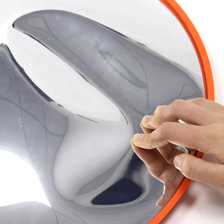 EK 30CM Good Quality Blind Spot Crossroad 130 Degree Vision  Traffic Safety  Convex Mirror Indoor