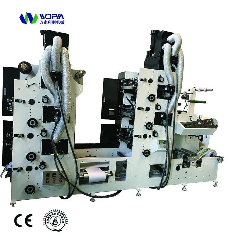 320 мм клейкие прозрачные ПВХ ПЭТ ОПП Флексографические наклейки печатная машина