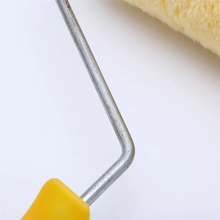 paint roller brush design  Europe style steel frame solid color paint cover refill flexible oil wall painting roller paint brush