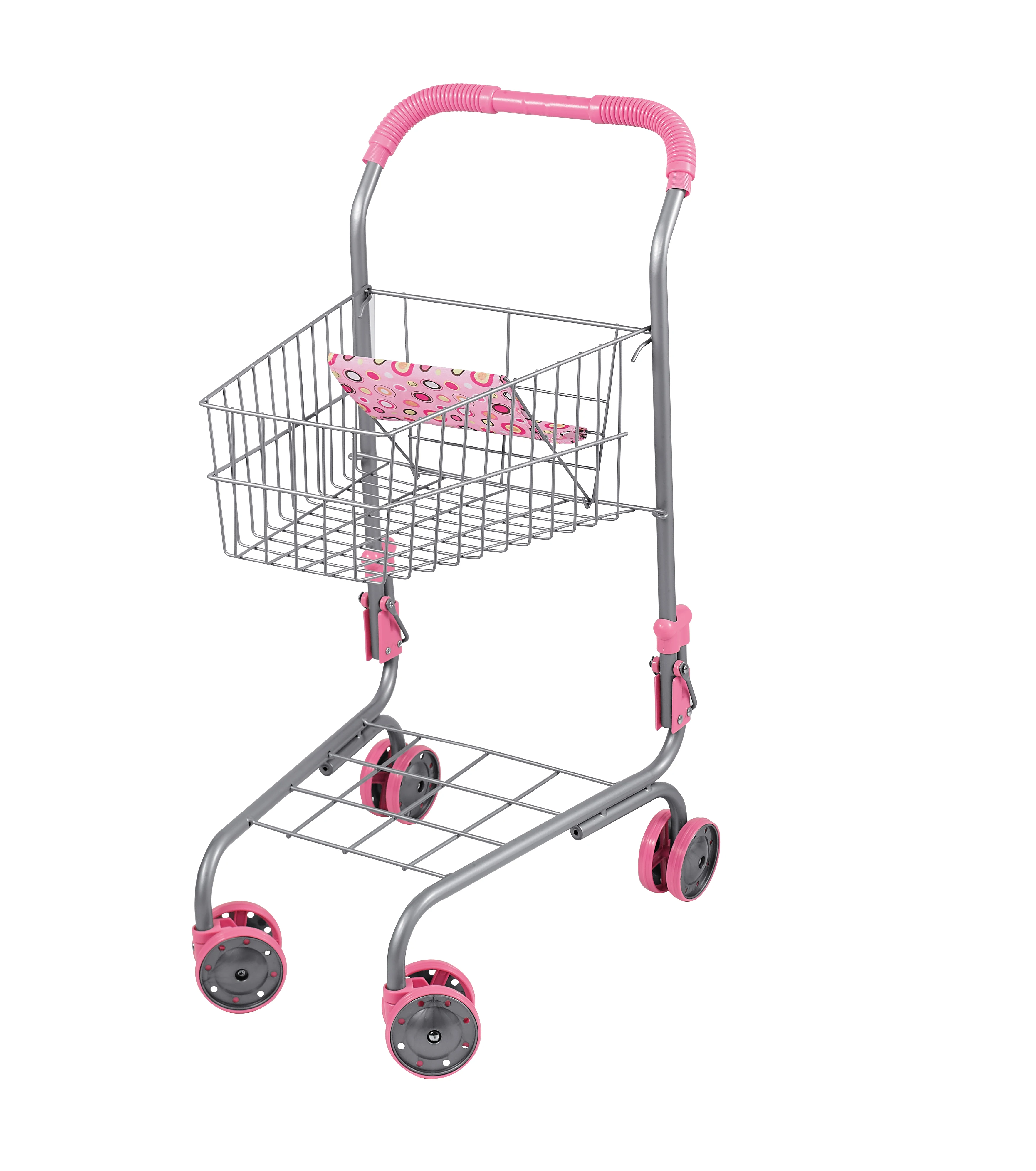 Kids Hot Sale Educational Dolls Stroller Doll Shopping Cart Toy for Girls