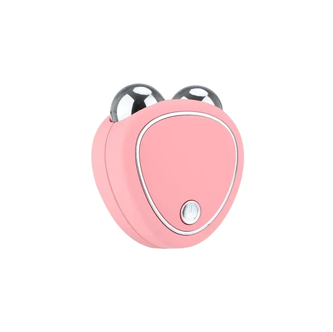 Anti aging wrinkle face slimming rejuvenation roller skin massager ems face beauty face lift micro current facial device