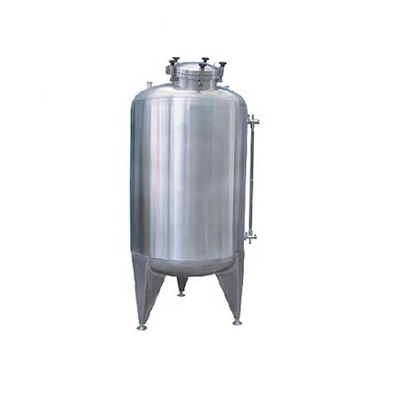 Sanitary stainless steel milk cooling storage tank