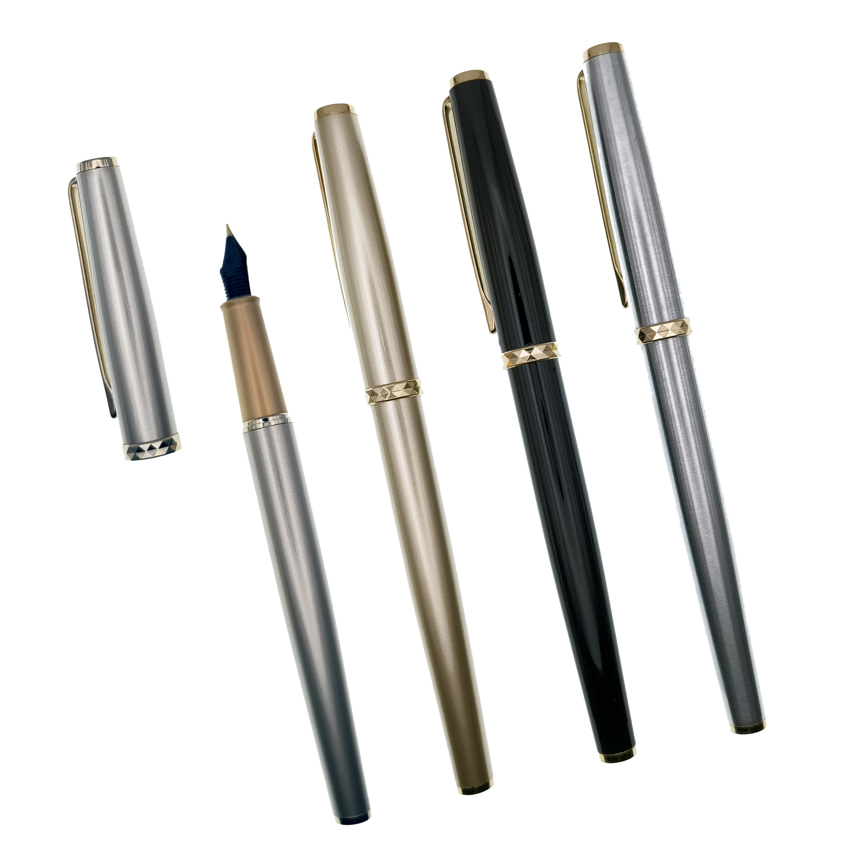 China imported wholesale luxury copper fountain pen business with custom logo