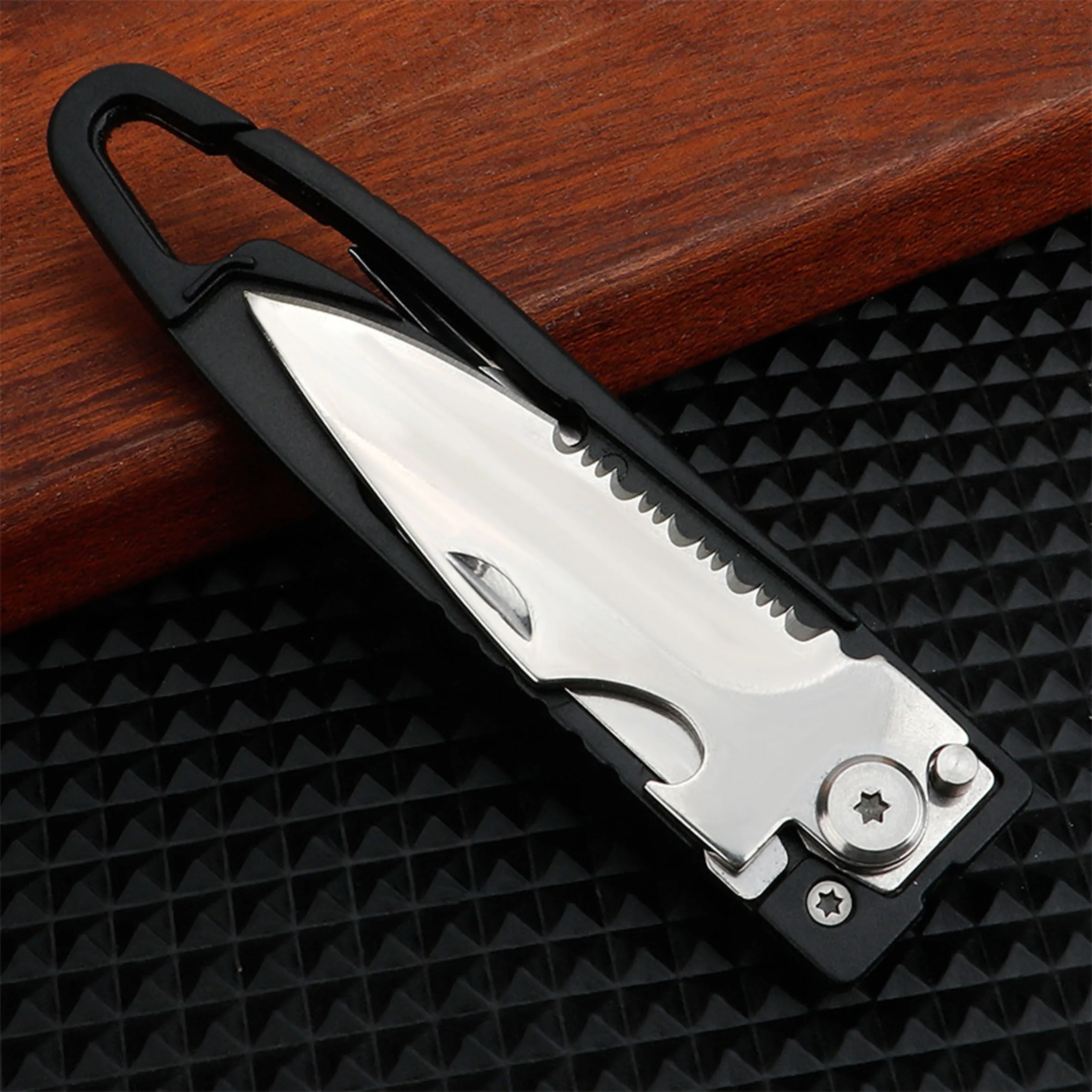 Ultralight Portable Travel,Fork And Spoon Outdoor Camping Dinnerware Titanium Folding Fork Spoon/