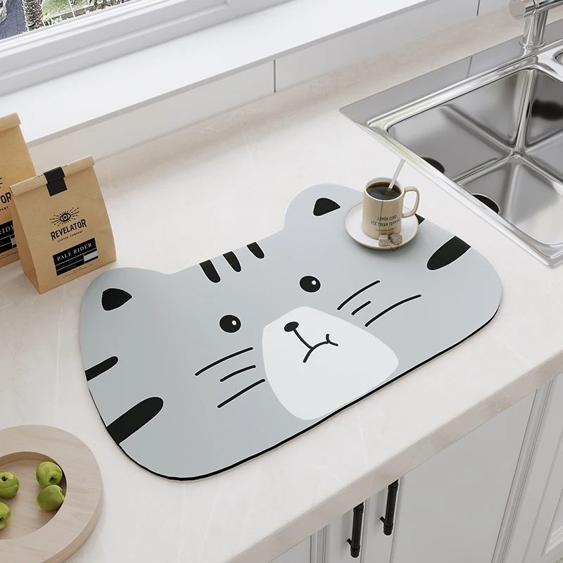 factory Wholesale Custom Printed animal cute water Absorbent Paper Drink Cup Cardboard glass Coasters