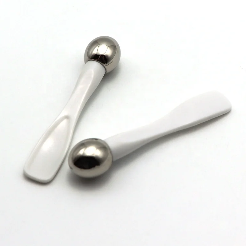 Skin care Tool Eye cream Serum stick anti wrinkle eye zinc alloy face cosmetic plastic spoon massager