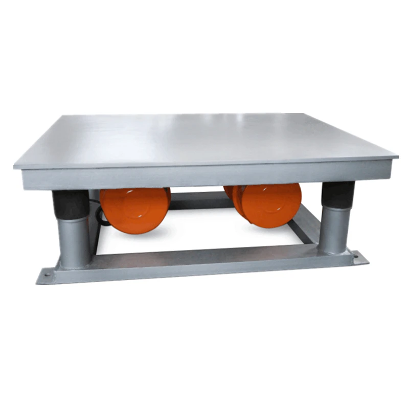 High effective cement vibro table concrete automatic shaking table for paving brick