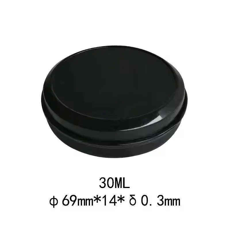 30g custom logo spice soap lip balm cosmetic candle container metal tin can aluminum foil cans jar with screw cap