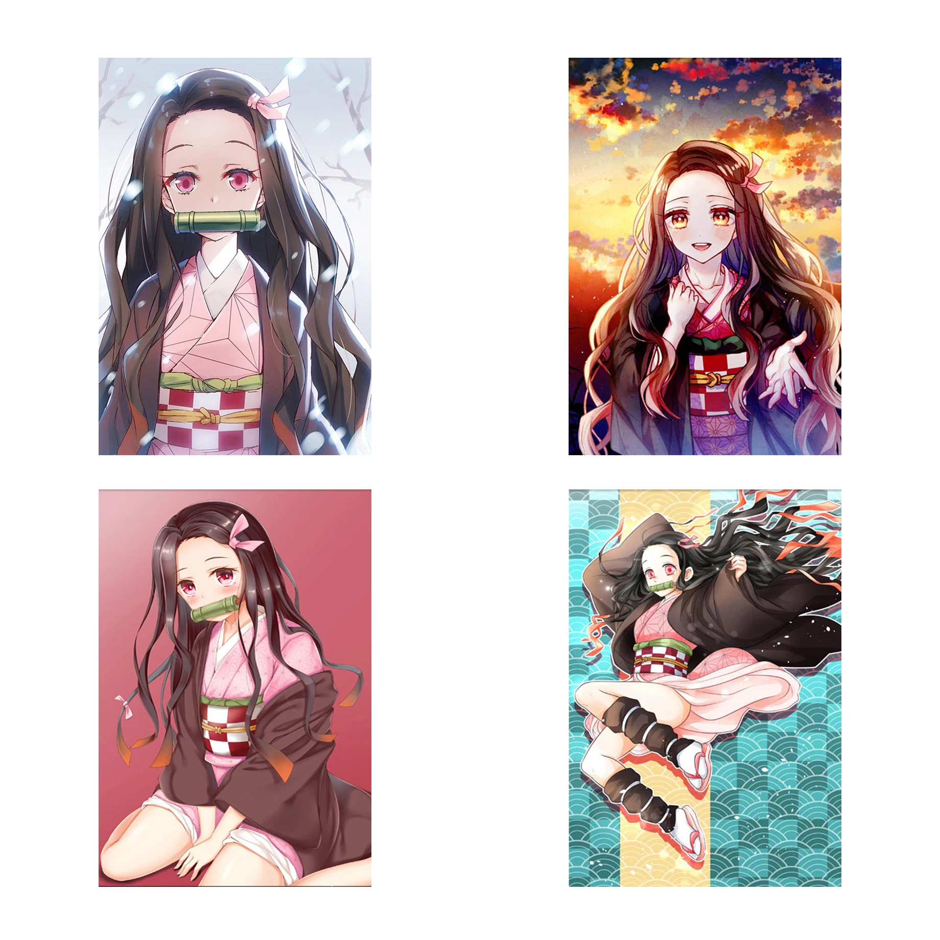 Full Square/Round 5D DIY Diamond Painting Kit Anime Comics Game Role Portrait Diamond Painting Pretty Female Samurai Home Decor