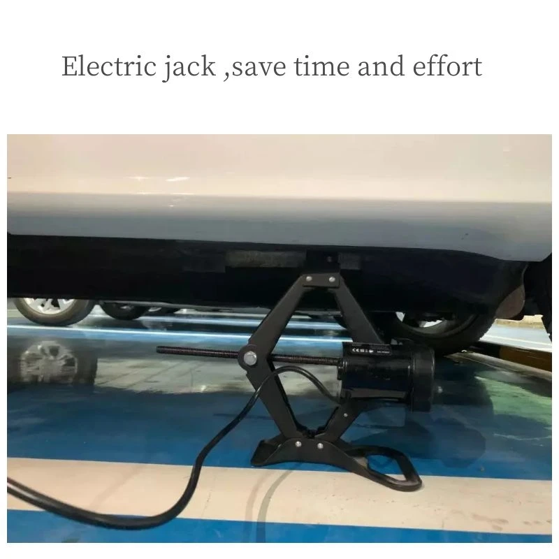 
12V CE 3 Ton electric scissor Car Jack kit Vertical Hydraulic customized color and parts 