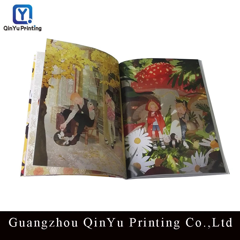 High Quality Wholesale Custom Anime Manga Comic Book Printing Service Anime Book Printing