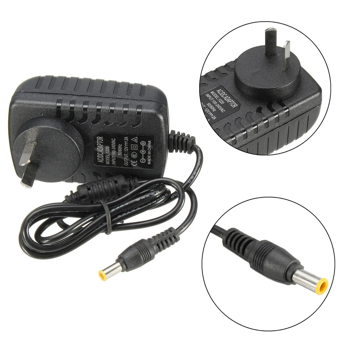 hot sell 12V 2A Adapter for Makita BMR100 BMR101 JobSite Radio Switching Power Supply Cord Wall Plug Charger
