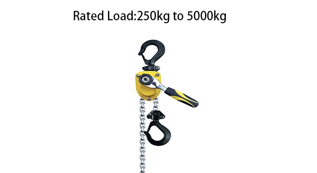 Heavy Lifting  2 ton 6 ton Manual Lever Chain Block Hoist