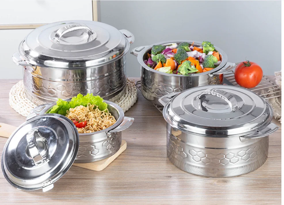 3/4/5 piece set of stainless steel fresh-keeping pots for foreign trade Middle East