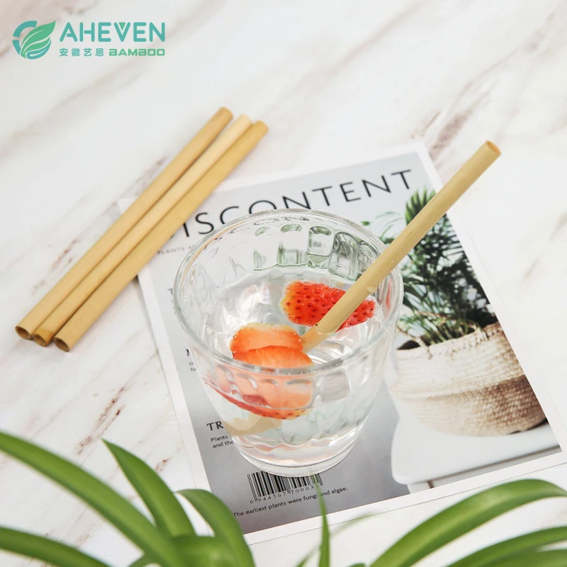 Hot Sale Factory Direct 100% Nature Eco-friendly Disposable Individually Wrapped Reed Straw