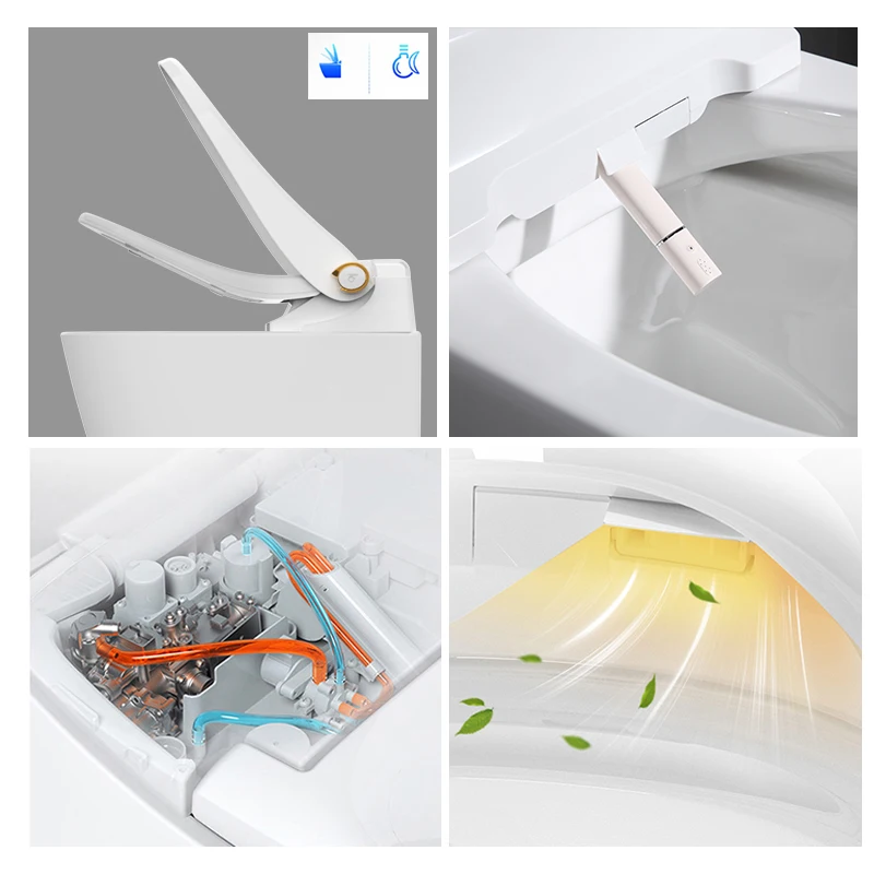 China Cheap Price Modern Design Ceramic Electronic Smart Bidet Toilet CE Certificate