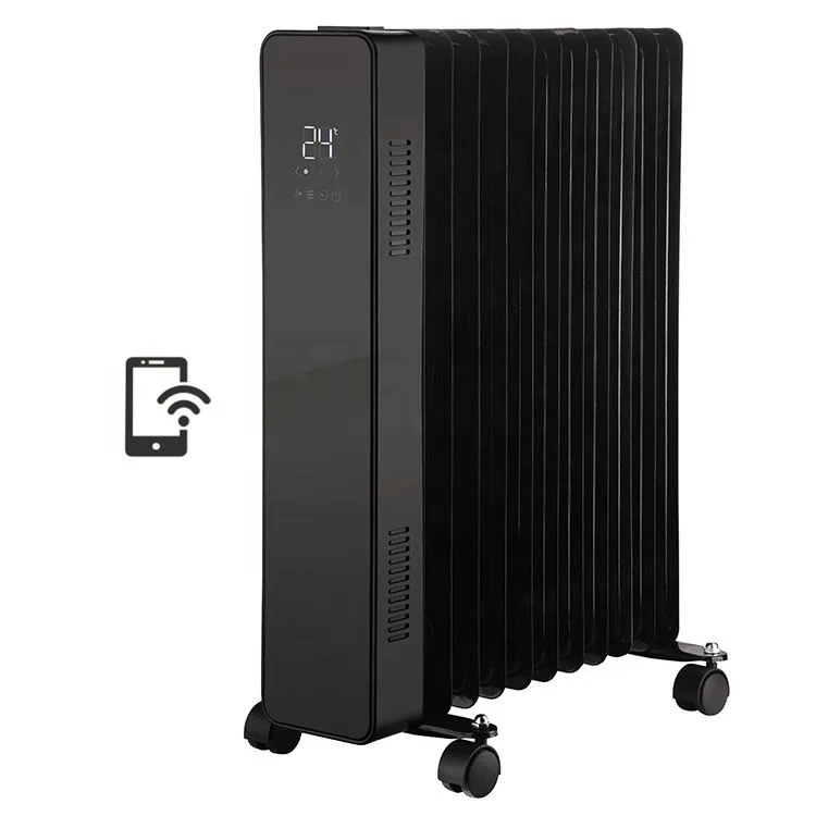 220V-240V/2500W 11Fins convection heater oil radiator with WIFI APP function