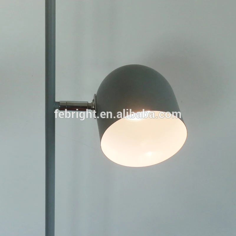 2023 New Design Iron Office Hotel Home Decor Floor Lamp With Two All Direction Lamp Shades