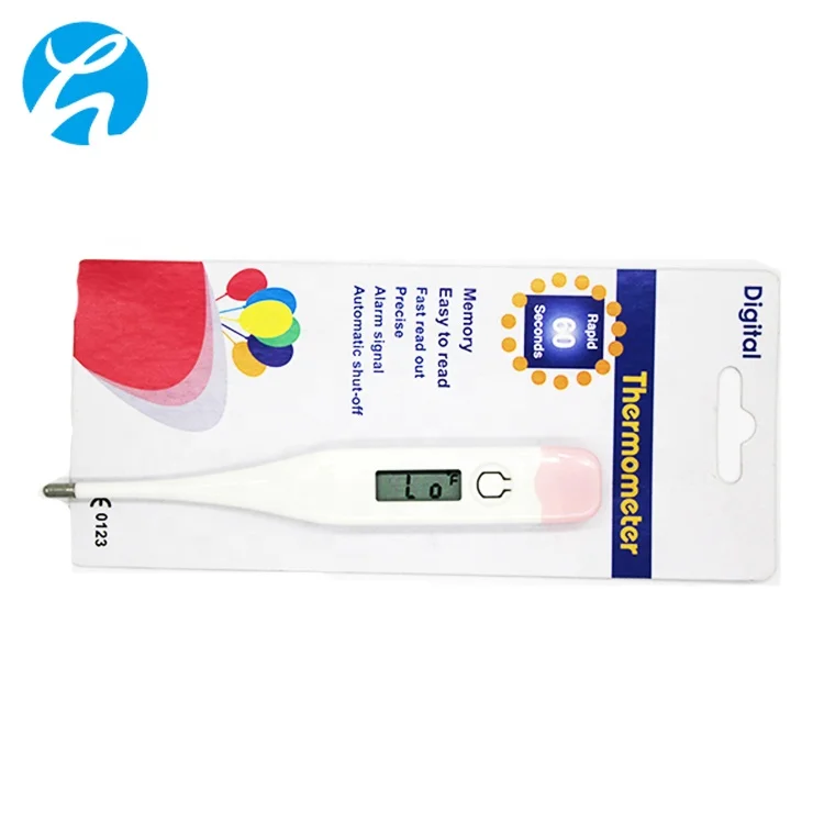 
Customize Logo Safe Flexible Baby Child Adult 10 Seconds Reading Electronic Digital Thermometer With Ce 