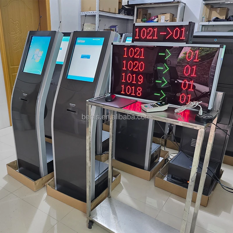 ЖК-электронный сенсорный киоск самообслуживания для банка больничный диспенсер для школьных билетов светодиодный дисплей wifi xp система управления очередью