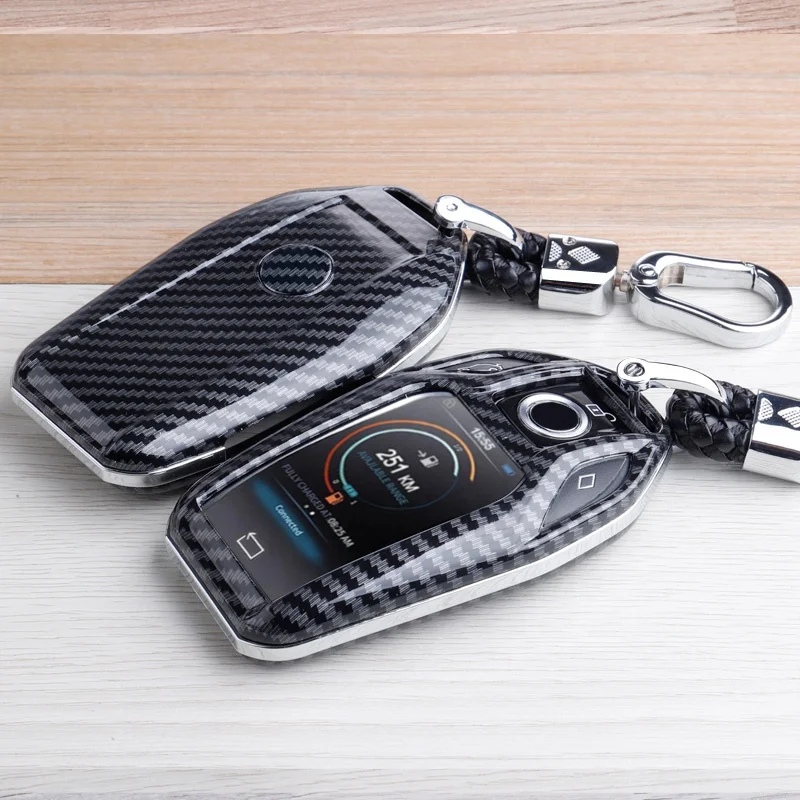 Carbon Fiber Remote Key Case Cover For BMW 5 7 series G30 G31 G32 i8 I12 I15 G01 X3 G02 X4 G05 X5 G07 X7