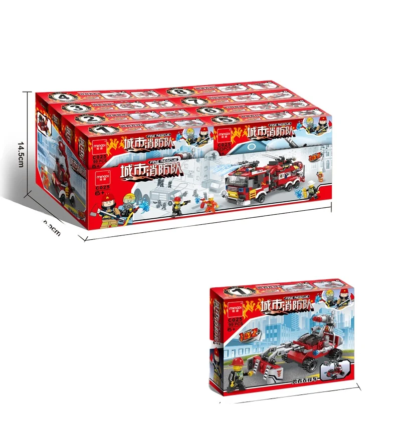 LELE BROTHER Car Robot Transform Trailer Kids Building Block Toys Legoing Compatible