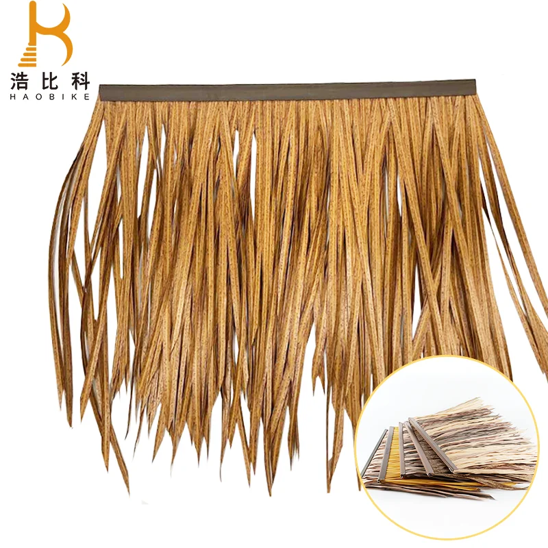 Special Price fireproof straw roof artificial synthetic thatched roof umbrella natural thatched roof artificial palm thatch