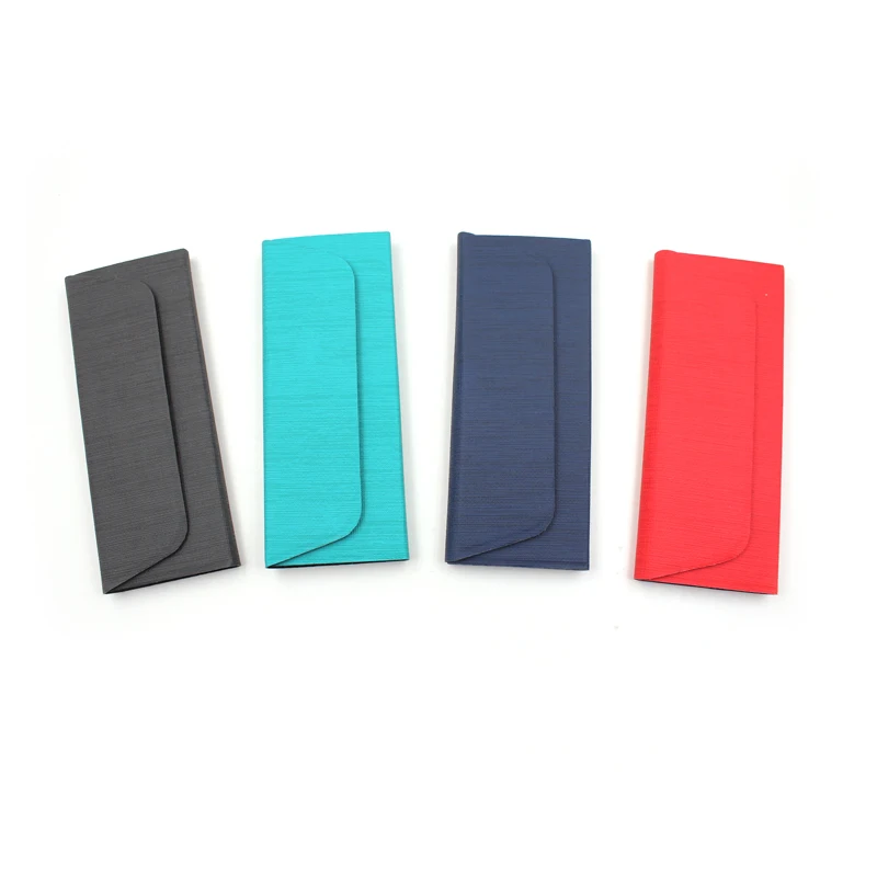 PU leather folding eyeglasses case for sunglasses reading glasses optical frame