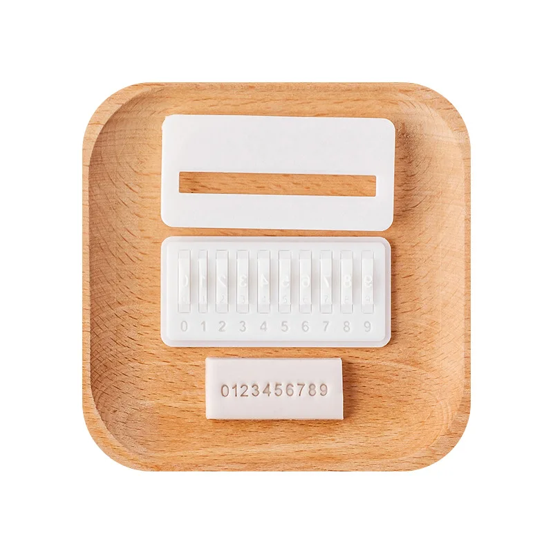 words blessing happy birthday Cake decoration acrylic alphabet stamp set Cutter Fondant plastic Mould tools Baking