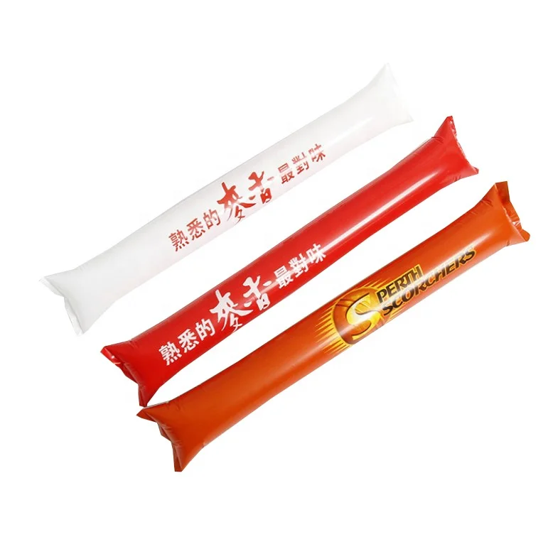 
Cheap custom design promotional cheering stick inflatable bang bang stick 