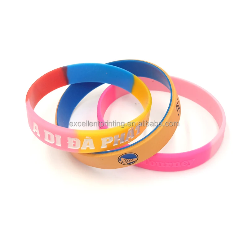 Personalized Silicone Wristbands Rubber Bracelets For Team Football Basketball Gifts