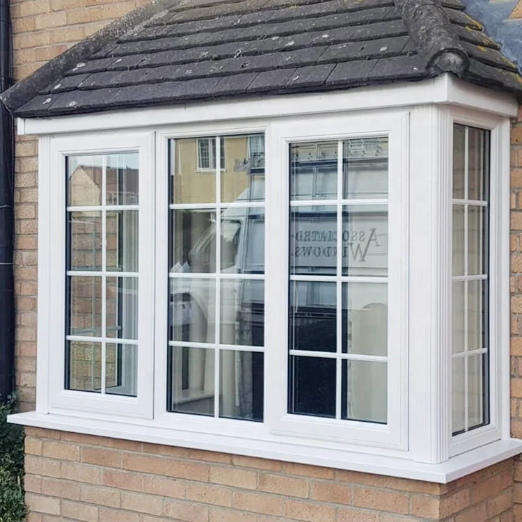 House Garden Windows Round Aluminium Corner Bow Tempered Glass Aluminum Bay Windows