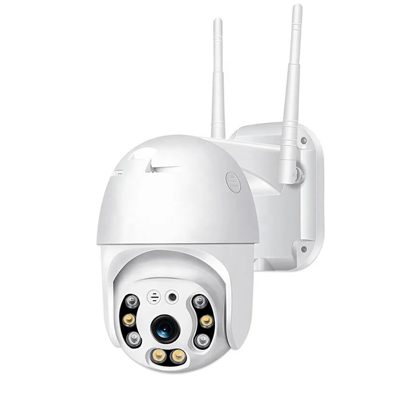 
5MP Wifi Mini IP Speed Dome PTZ Camera Auto Tracking AI Human Detection Waterproof Outdoor ICsee H.265 Voice-intercom xmeye 