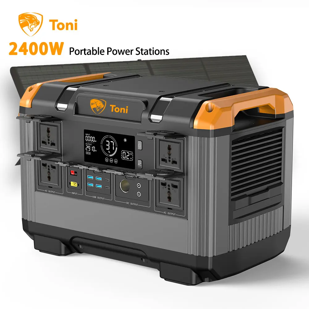 Factory Wholesale Outdoor Power Bank Station 2000W/2400W/3000W Lithium Energy Storage Cheap Price Portable Solar Car Generator