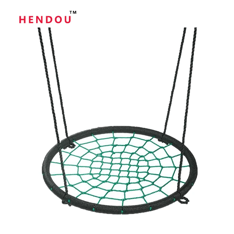 Детские качели в виде птичьих гнезд безопасны и веселые детские скользки и качели