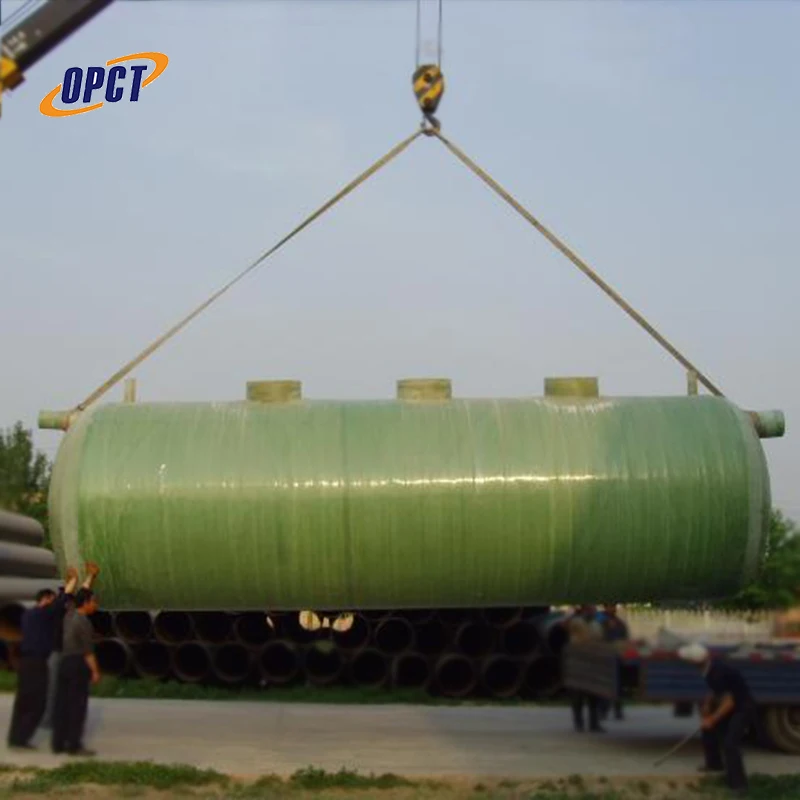 Factory Custom FRP Septic Tank Fiberglass Septic Tank Prices for Farms Restaurants