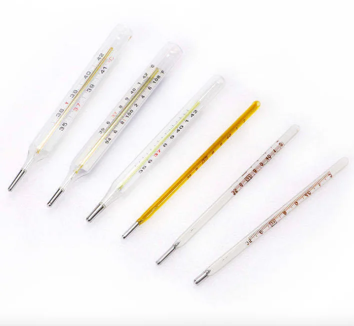 
low price High Accuracy Dual scale glass mercury thermometer 