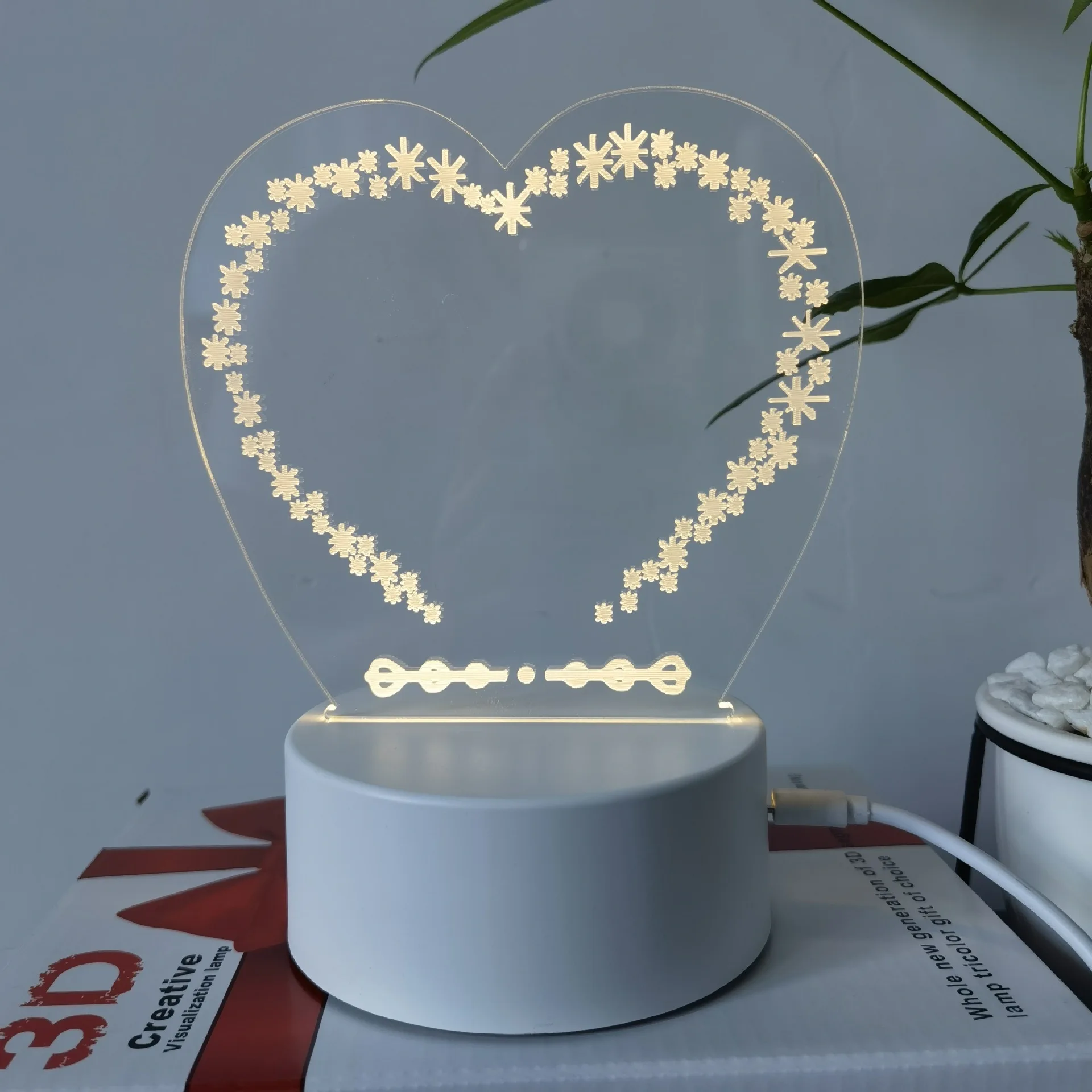 New Product Ideas 2023 Custom Design Unique products Luminous Mini Led Night message board  Lamp Souvenirs Gifts Sets Items