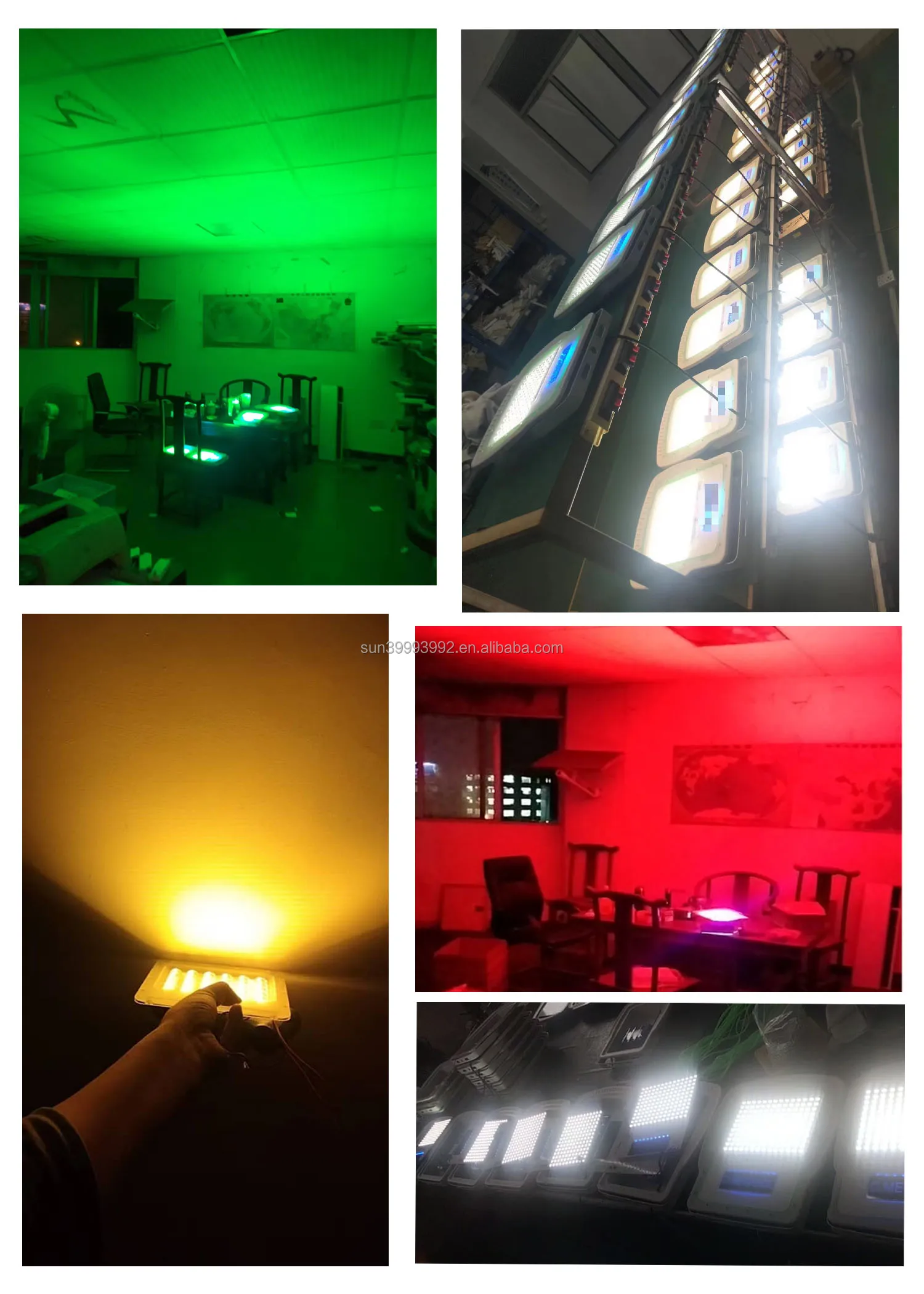 Waterproof Ip65 Integrated Outdoor Aluminum Floodlight Lamp Stadium 25w 40w 60w 100w 200w Solar LED Flood Light