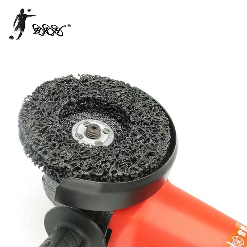 BKH Poly Strip Disc Abrasive Wheel Paint Rust Remover Clean Strip Disc for Durable Angle Grinder Car Truck Motorcycles
