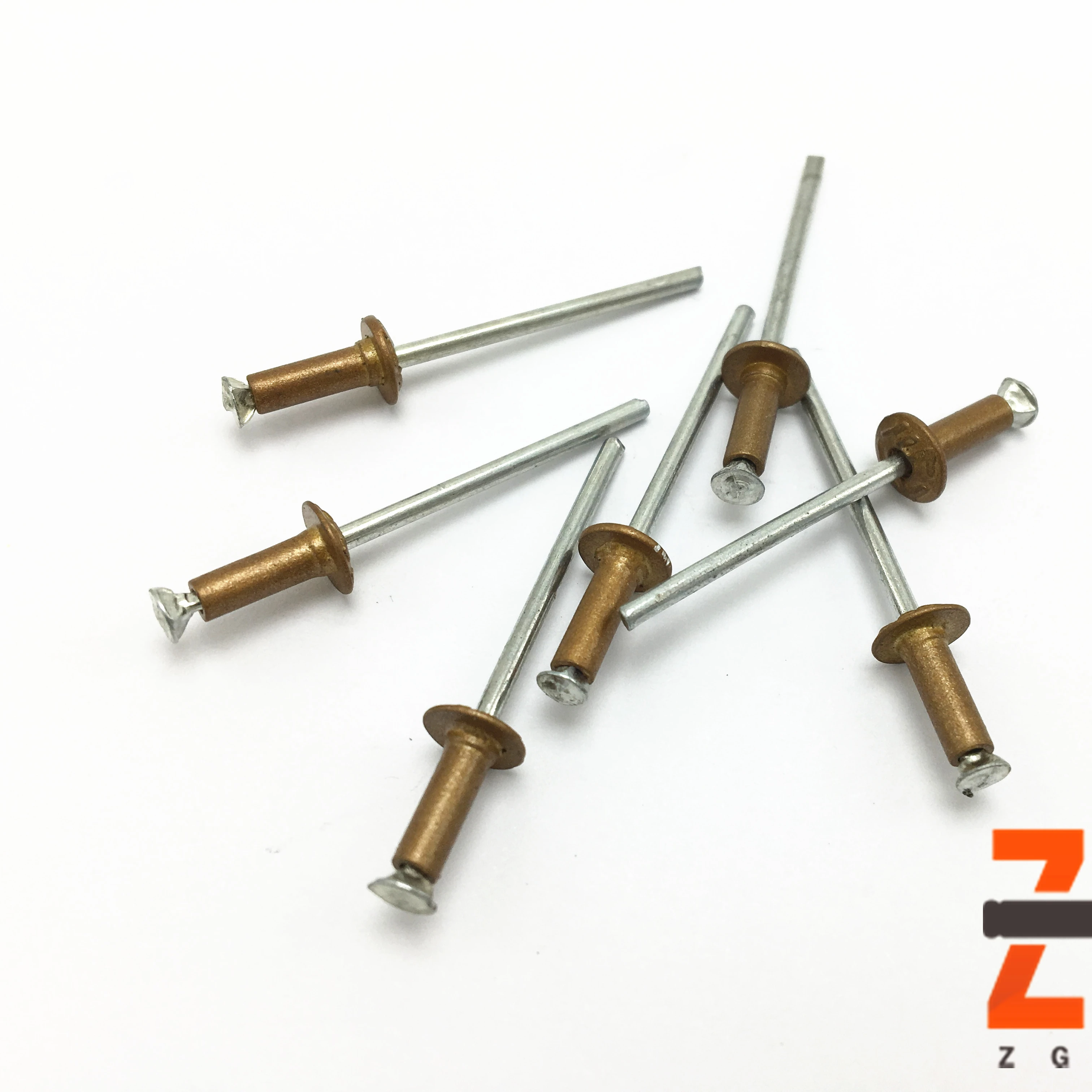 Closed End Aluminum Waterproof Blind Rivet Pop Stainless Steel Rivet Nut For Leather