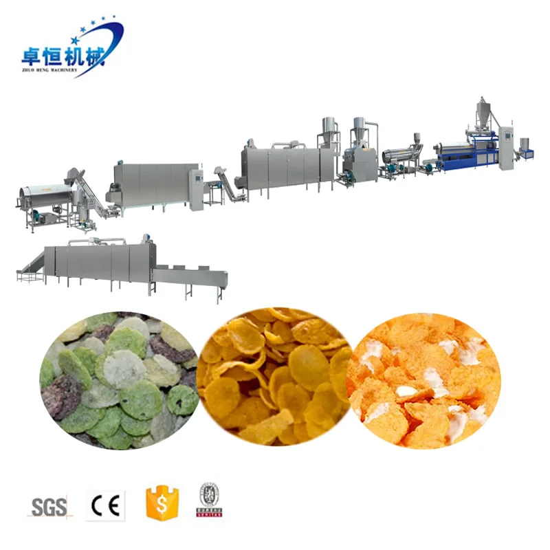 Healthy food corn flakes production line/cornflakes making machine with CE in China