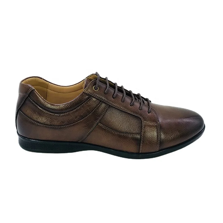 
Wholesale high quality custom men PU leather shoes 