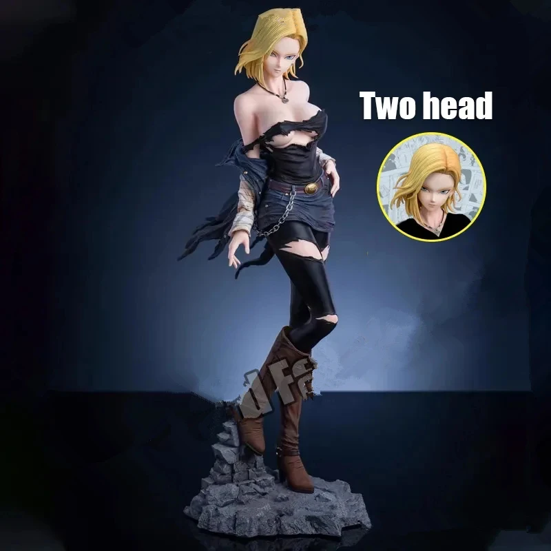 29.5CM Japanese Cartoon Manage Figurine Dragon Sexy Girls Android No.18 Sexy Girls PVC Anime Figure Statues For Adult