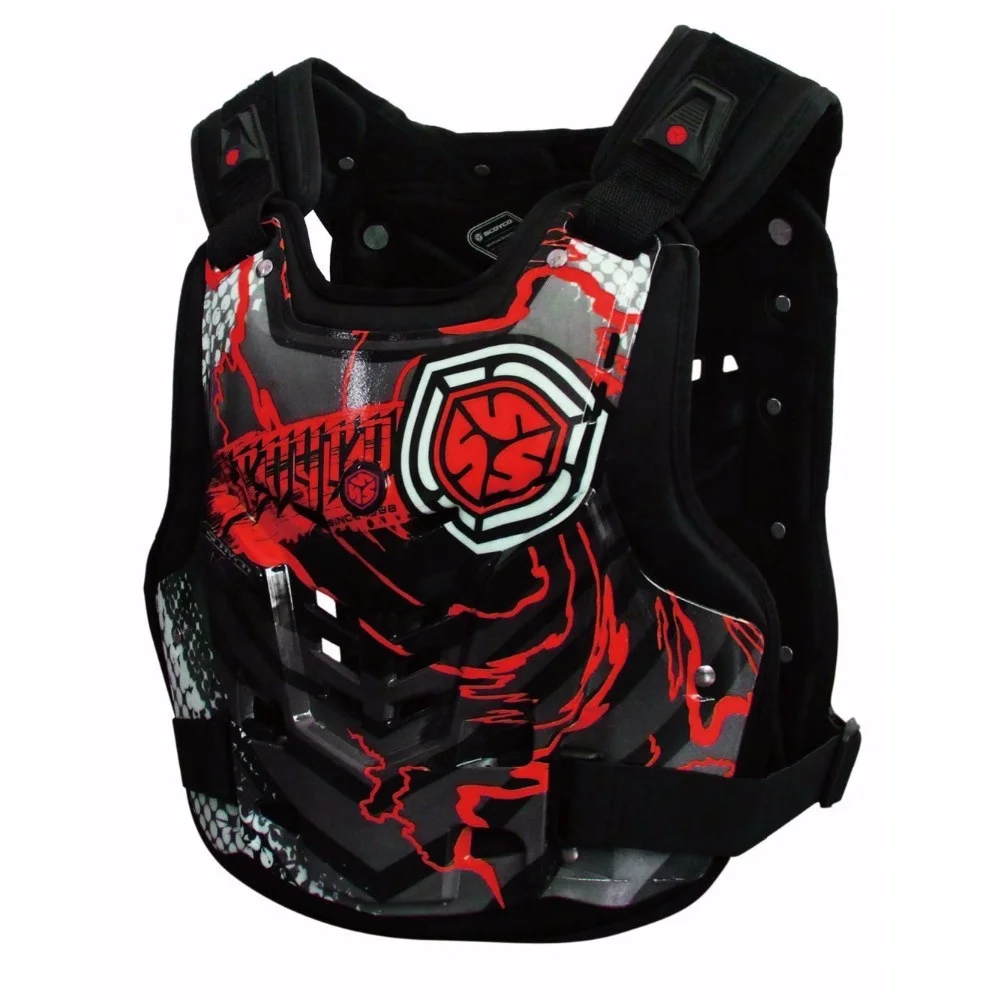 Scoyco Body Motorcycle Motocross  Armor Vest Chest Gear Parts Protective Shoulder Chest Protection Accessories body support
