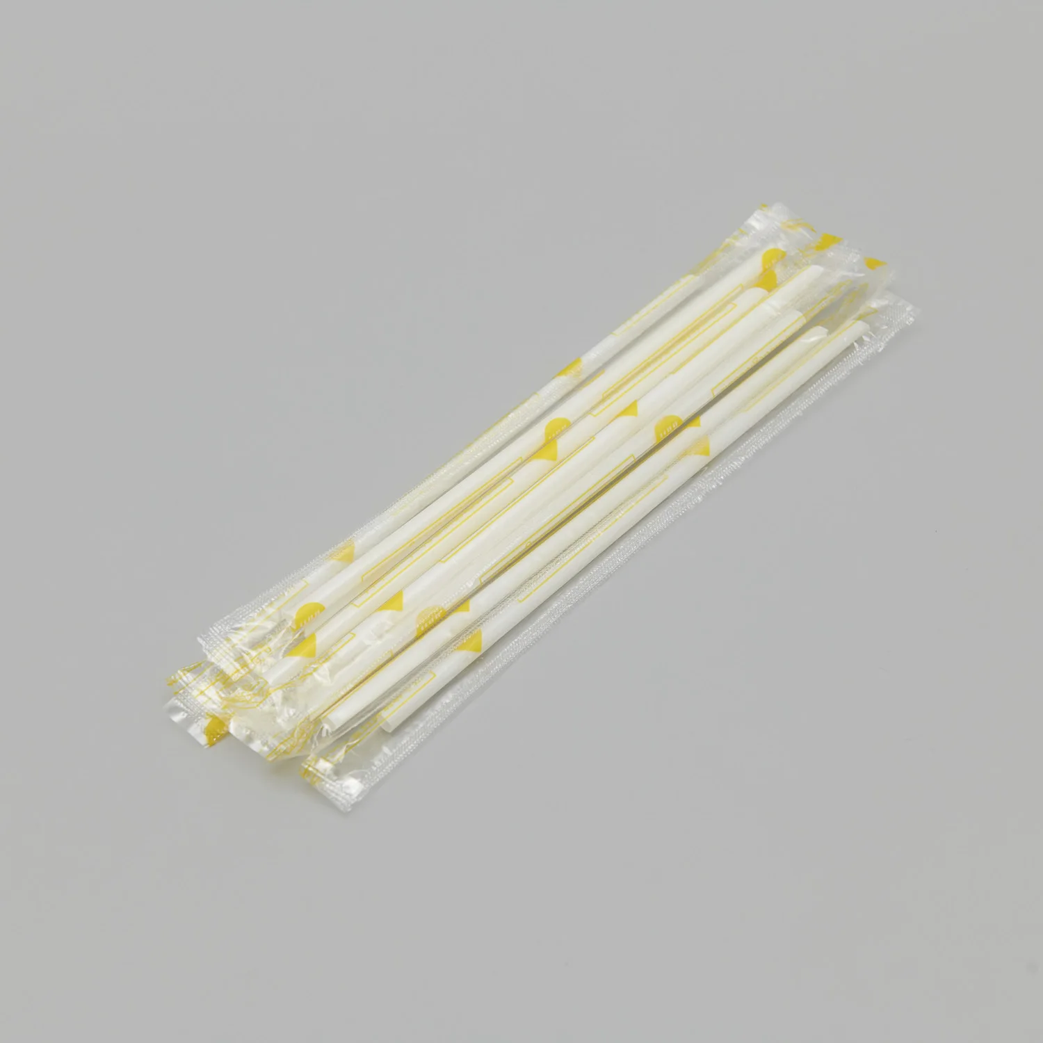 Compostable Biodegradable Tea Straws Individually Wraed PLA Disposable Bio Drinking Straws NO-Plastic PLA Straws