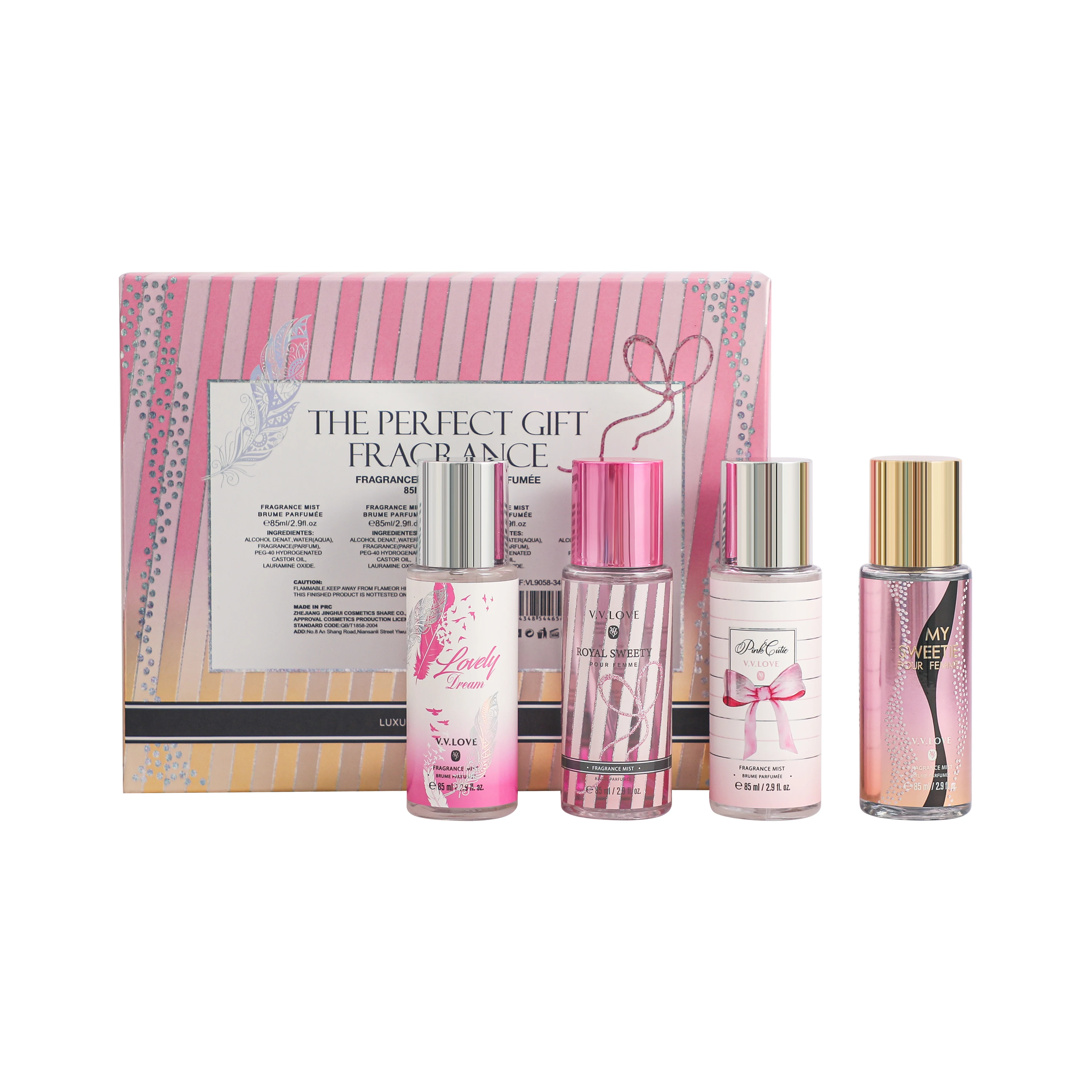 VL9058-33 2024 hot sale v.v.love mini size 85ml brume perfume body spray for man